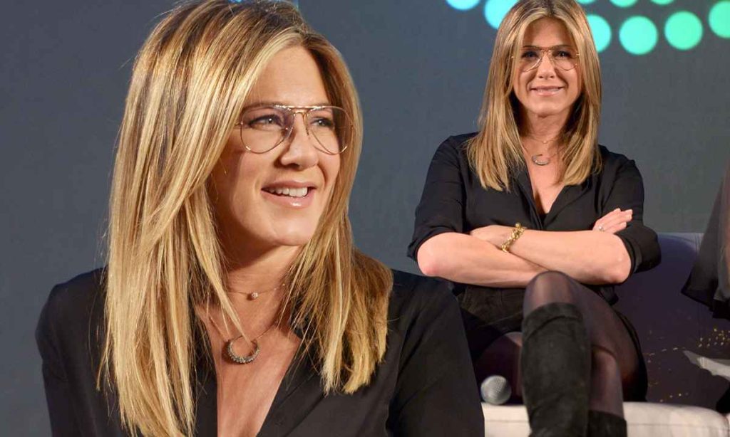 Jennifer Aniston's Wire glasses